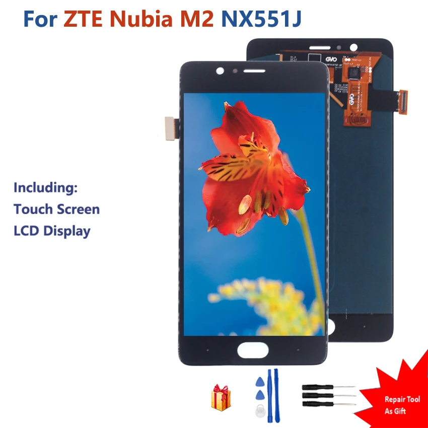 

Original For ZTE Nubia M2 Touch Screen LCD Display Digitizer Assembly ZTE Nubia M2 NX551J Touch Screen LCD Display