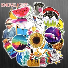 53 шт. мультфильм Vsco девушка желтый INS стиль стикер граффити DIY стикер s для гитары мотоцикла ноутбука багажа скейтборда