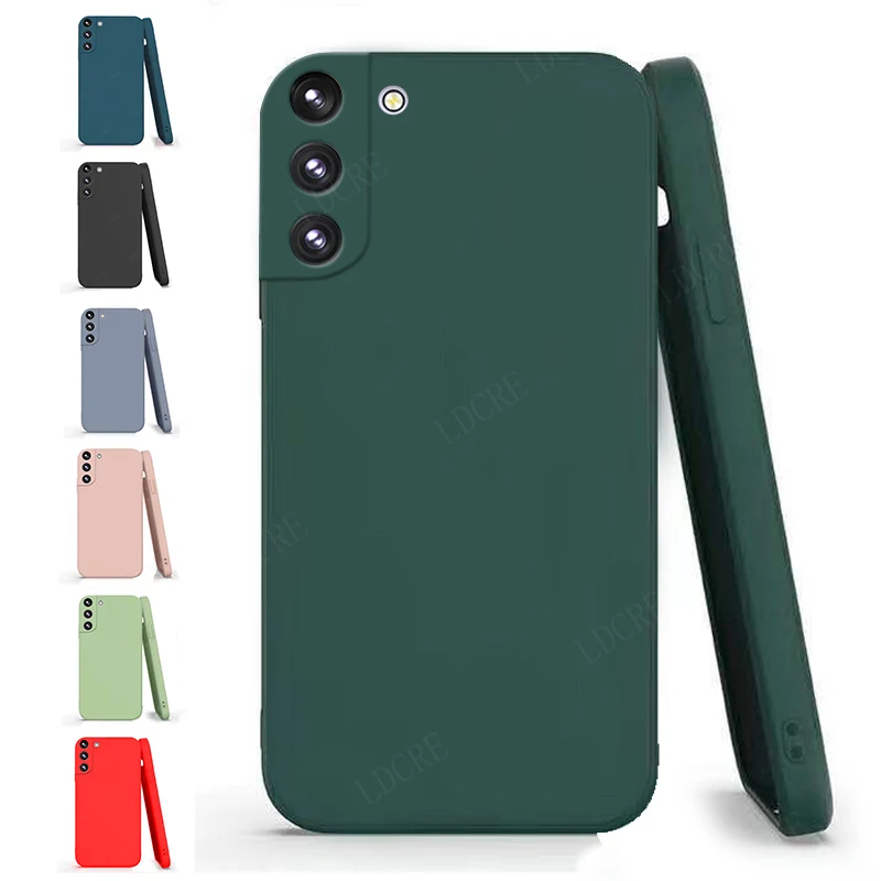 

For Cover Samsung Galaxy S22 Case For Samsung S22 S 22 Capas Shockproof Bumper Phone Back Soft TPU Cover For Samsung S22 Fundas