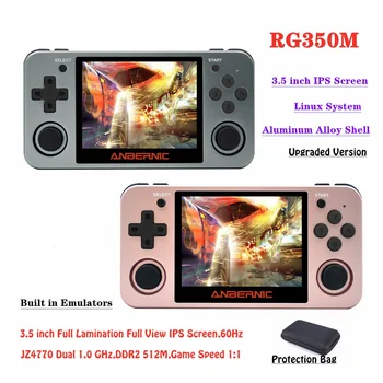 

2020 NEW Retro Game Player RG350M RG350 IPS Opendingux 64Bit 32G TF 3000 Games RG 350 Portable Handheld Video PS1 Game Console