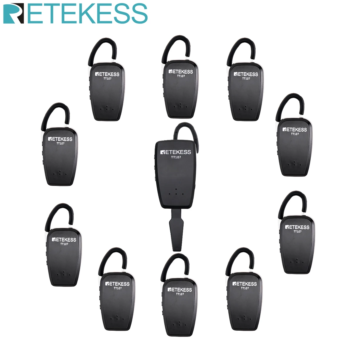 RETEKESS TT107 2,4G UHF беспроводная система гида для Конференции Тур церкви синхронный микрофон гид s