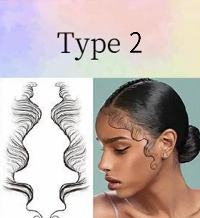 Tattoo Stickers Hairline Edges Baby Hair Waterproof Hair Edge Tattoo Long  Lasting Temporary Baby Hair Tattoo Stickers 5 Style - Temporary Tattoos -  AliExpress