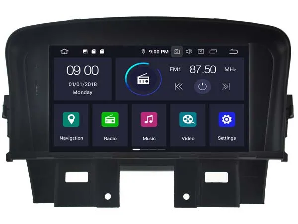 RUISO 4g+ 64g 8-Core автомобильный DVD плеер Android 9,0 для Chevrolet Cruze Авто мультимедийный DVD Авто Радио Стерео 1080P GPS wi-fi DVR dab obd ips