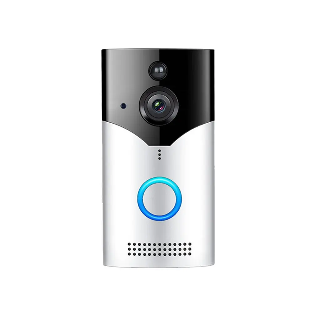 Home Wireless Wifi Visual Cat Eye Doorbell Intelligent Voice Intercom Video Infrared Anti-Theft Monitoring Doorbell