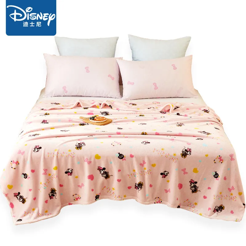 

Cartoon pink Minnie Mickey Mouse Soft Flannel Blanket Throw for Boys Girls on Bed Sofa Home Textile Couch Kids Gift hot sale