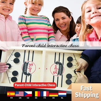 

Foosball Winner Board Game Bounce Chess Eject Chess Parent-Child Interactive Chess Bounce Chess Ruffle Ball Desktop Hockey Toy