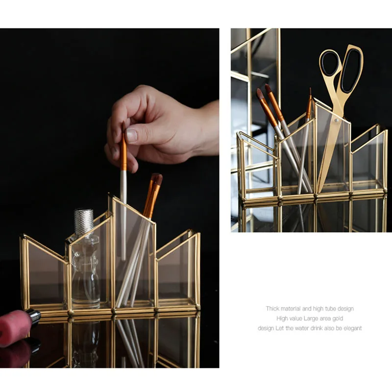 Стойка для хранения косметики в скандинавском стиле легкая Роскошная