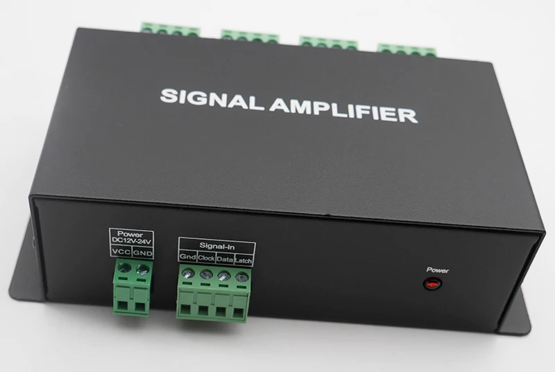HC800 8 каналов SPI ttl сигнальный синхронизатор светодиодный Усилитель DC12V24V 8 портов выходной контроллер для dream color pixel Светодиодный