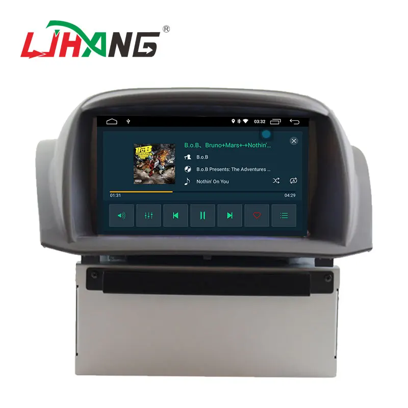 LJHANG автомобильный мультимедийный плеер Android 10 для Ford Fiesta 2008- wifi 2 Din автомобильный DVD радио плеер gps Навигация стерео ips авто