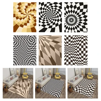 

3D Geometric Pattern Anti-Slip Carpet Door Mats Doormats Outdoor Kitchen Bathroom Living Room Floor Mat Rug Prayer Pad 2020