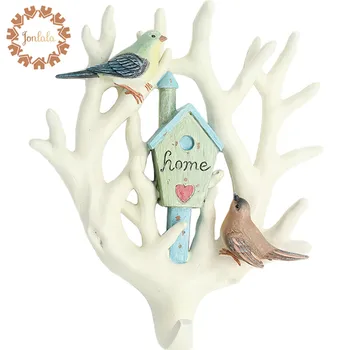 

Birds Living Room Decorative Wall Hook Coat Hooks Wall Bedroom Creative Decorations Home Accessories, Best Gift