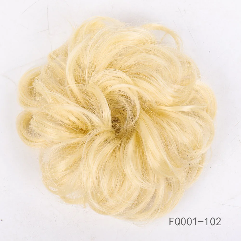 WEILAI для девочек, коричневый, золотой, красный, кудрявые резинки для волос, шиньон с резиновой лентой, синтетическое кольцо для волос, обруч на грязные пучки, хвосты