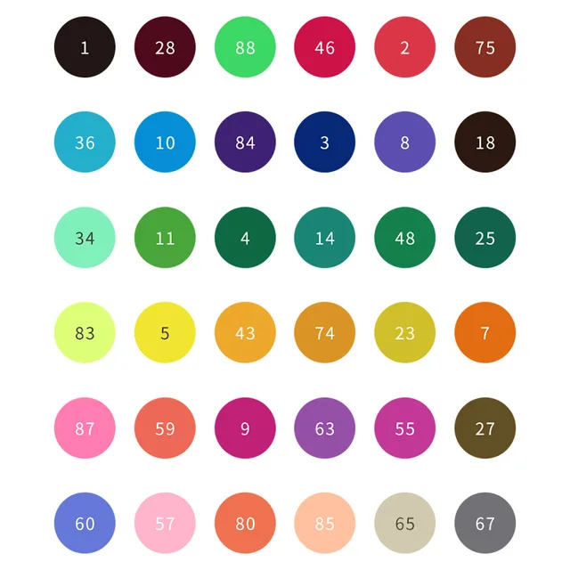 36-Colors Улучшенный 866 серия художественный маркер Профессиональный манга эскиз маркеры 24/36 набор цветов двойная головка на водной основе живопись товары для рукоделия - Цвет: 36-Colors