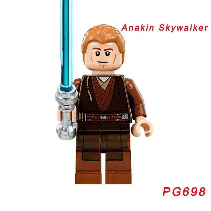 Starwars Jedi Satelle Shan Aayla Secura Ahsoka Tano Luke qui gon Jinn Asajj Ventress Luminara Unduli - Цвет: pg696