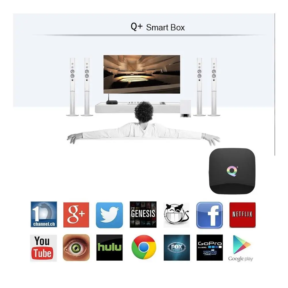 Allwinner H6 6K Smart tv Box Android 9,0 Q Plus 4 ГБ ОЗУ 64 Гб ПЗУ четырехъядерный процессор Playstore Youtube Wifi телеприставка 2G16G медиаплеер