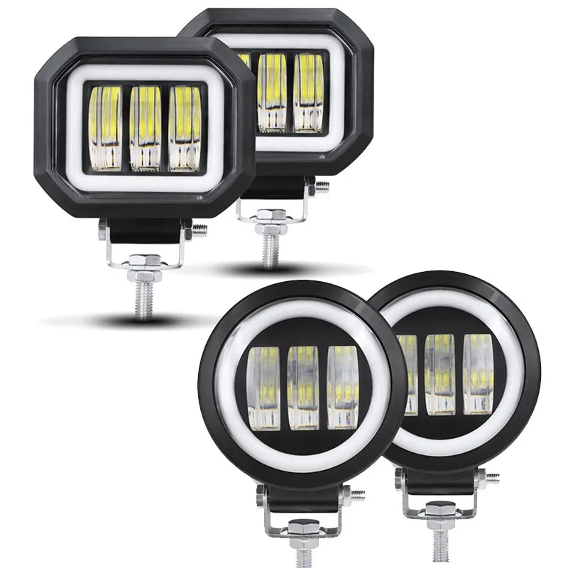 2PCS / 1PCS Led Work Light Niva 4x4 Offroad Bar Car 4WD Trucks ATV Suv Trailer Offroad Motorcycle Waterproof Driving Lights car led light work light led light bar