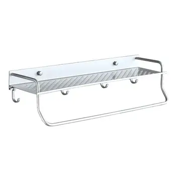 

100KG Storage Rack For Shampoo Shower Toilet Wall Holder Drain Bath Basket Shelf For Home Kitchen Bathroom Rack Organizer