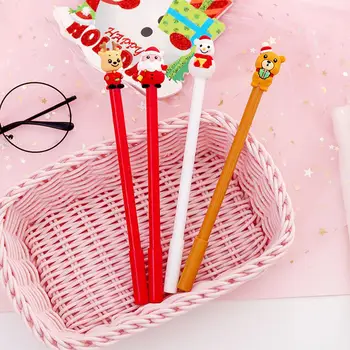 

0.35mm Christmas Black Gel Pen Cute Cartoon Santa Clause Snowman Deer Bear Neutral Pen
