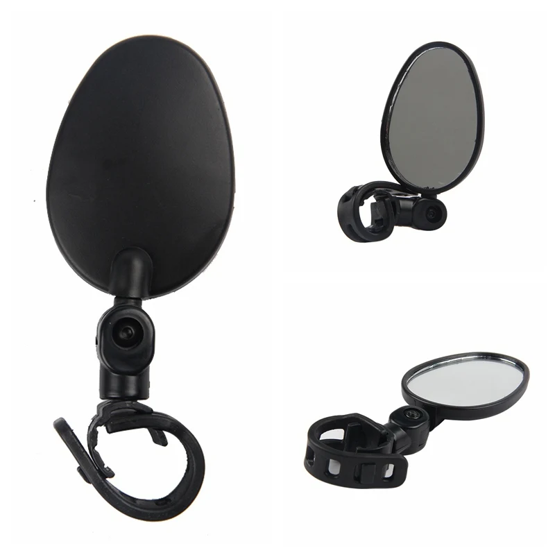 

360 Degree Rotate Mirror Bike MTB Bicycle Riding Accessories Bicycle Universal Handlebar Rearview Mirror With Install Belt