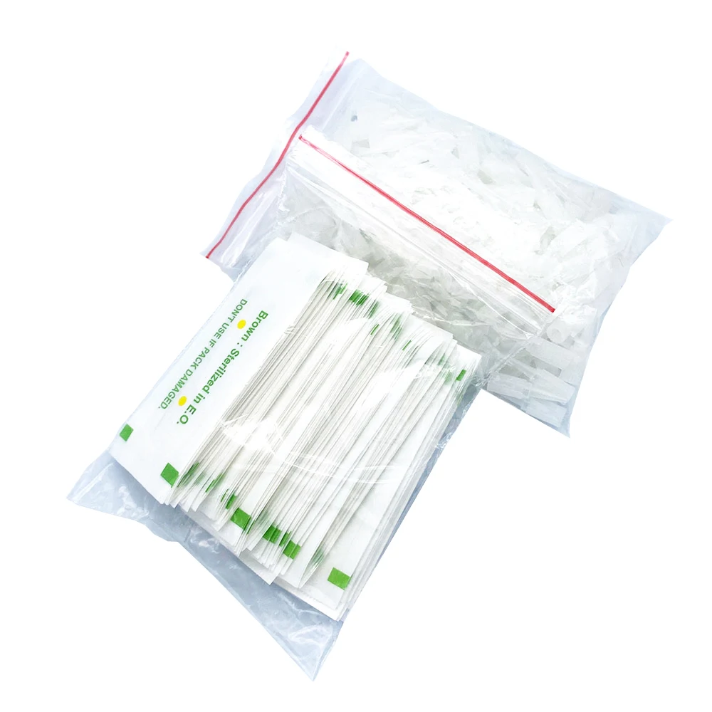 100 Pcs 1R 3R 5R 5F 7F needles and pcs tips For Permanent Makeup Good Quality Traditional Tattoo Needles Independent Package | Красота и