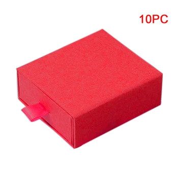 

10pcs Earrings Durable With Handle Display Jewelry Box Candy Paper Gift Package Accessories Necklace