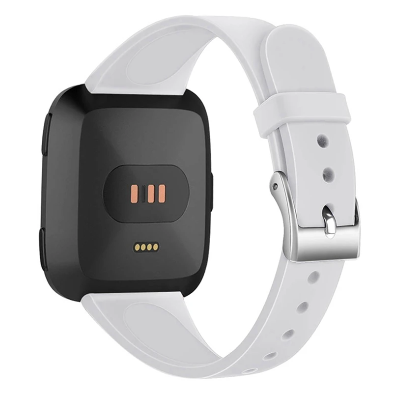 Браслет для Fitbit Versa/Versa Lite, мягкий силиконовый тонкий узкий ремешок для мужчин, Т-образный ремешок для Fitbit Versa, Женский Мужской ремешок
