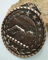 Médailles de natation de la médaille russe, nouveaux magasins uniques à la mode, les belles répliques russes de pièces anciennes pour donner un 