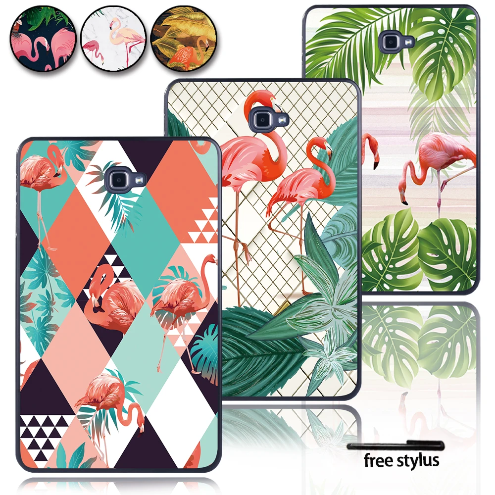 

Hard Shell Plastic Tablet Protective Case for Samsung Galaxy Tab A T580 T585 10.1" with Various Flamingo Patterns and Colors