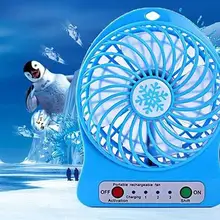 Летний портативный мини-вентилятор, 3 скорости, регулируемые вентиляторы для дома, OfficeDesk, настольный, для путешествий, USB, перезаряжаемый вентилятор, светодиодный светильник, ручной