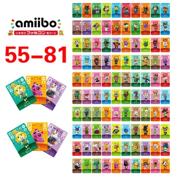 

55-81 Animal Crossing Card Amiibo Card Work for NS Games Series 1 Toys Hobbies Hobby Collectibles Game Collection Anime Cards