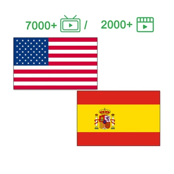 

Spainish IPTV 7000+ for m3u box smart tv USA iptv M3U code sports
