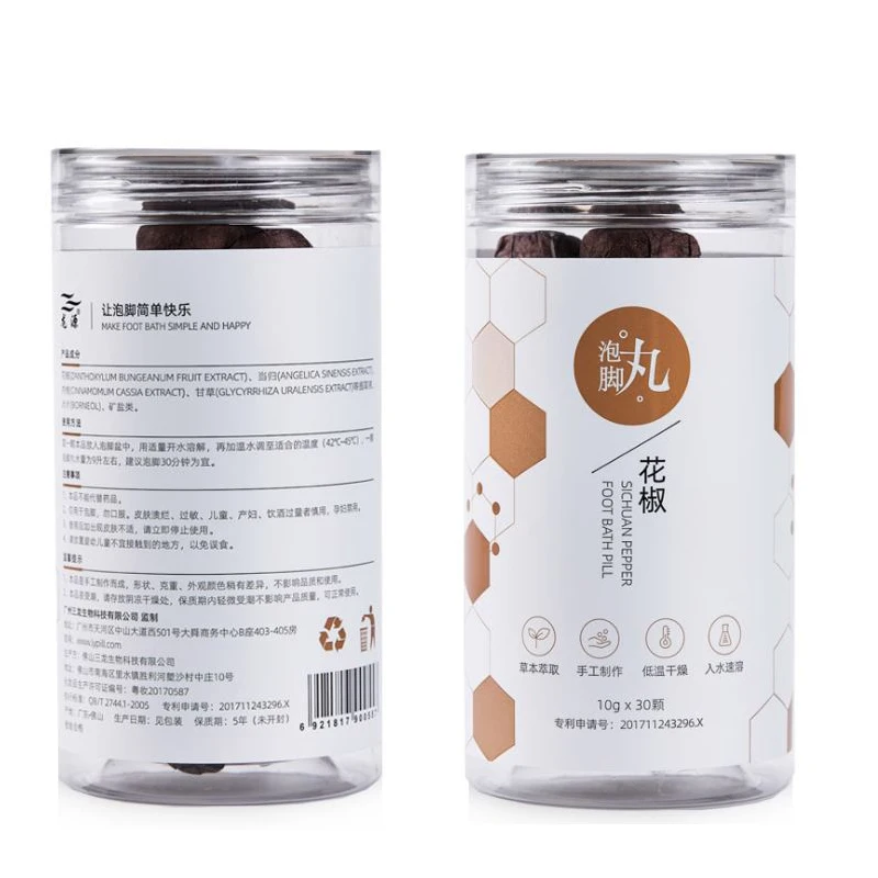 30 шт. Перцовый порошок для мытья ног таблетки спа массажер людей страх ветра