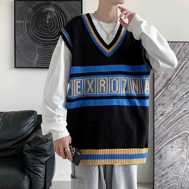 Donna Maglione Senza Maniche,Gilet Lavorato A Maglia Da Donna - Foto 7