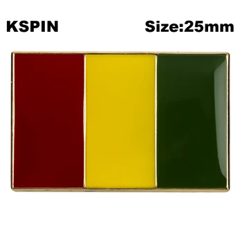 

Guinea Badge Symbol Pin Metal Badges Decorative Brooch Pins for Clothes Brooch Jewelry XY0593-7