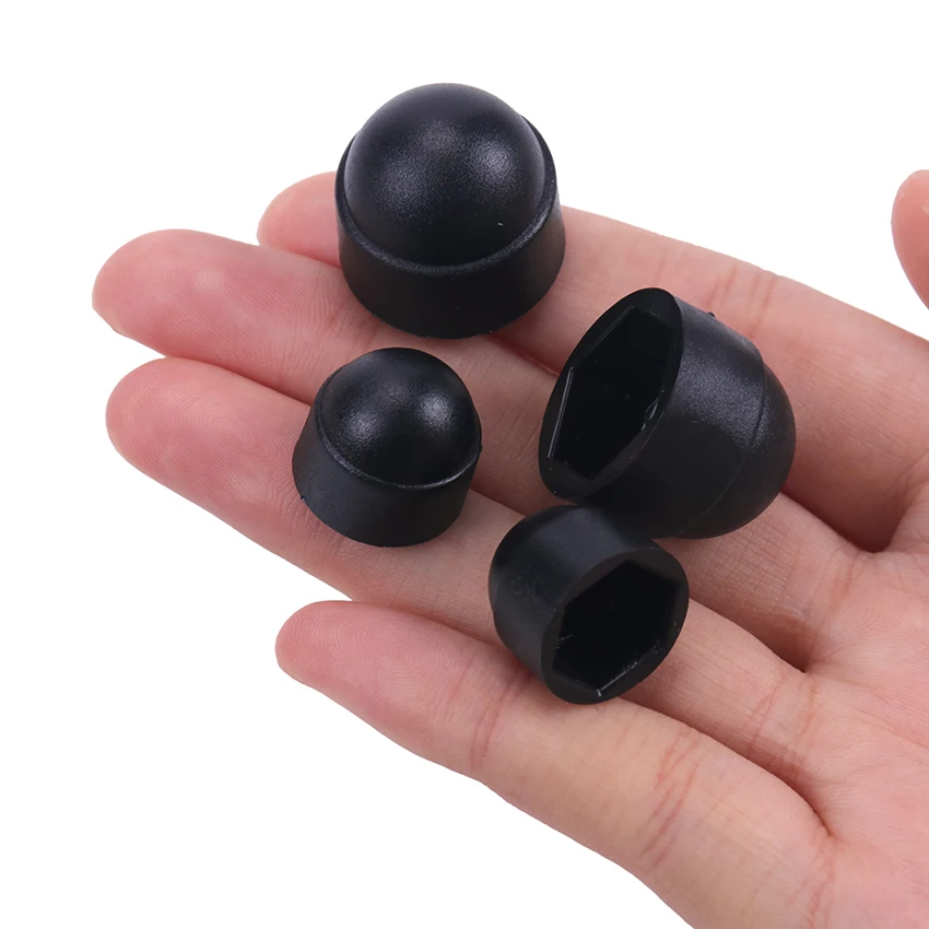 20PCS M8 M10 Bolt Nut Dome Protection Caps Covers Exposed Protect Against Weathering Hexagon Plastic Nuts Caps