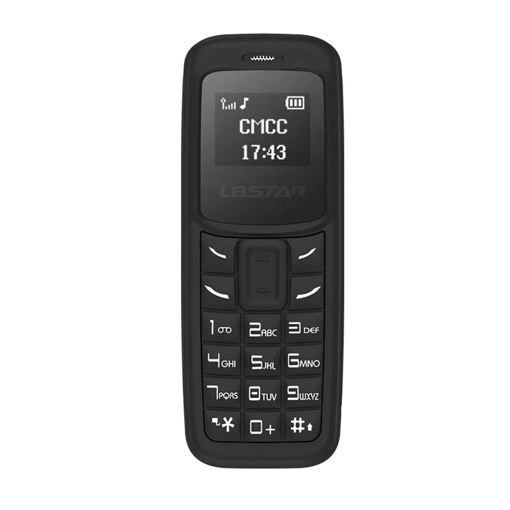 Black L8star BM30 телефон мини маленький размер мобильный телефон Bluetooth гарнитура Набор Карманный две sim-карты карманный мобильный телефон горячая распродажа - Цвет: Black