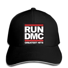 Бейсбол Кепки логотип Run Dmc Logo шляпа с остроконечным Кепки