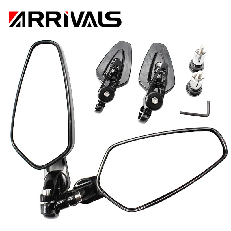 

1 Pair Mirror Motorcycle Aluminum 7/8" 22mm Bar End Side Rearview Mirror Universal Motorbike Bike Handlebar Rear View Mirrors