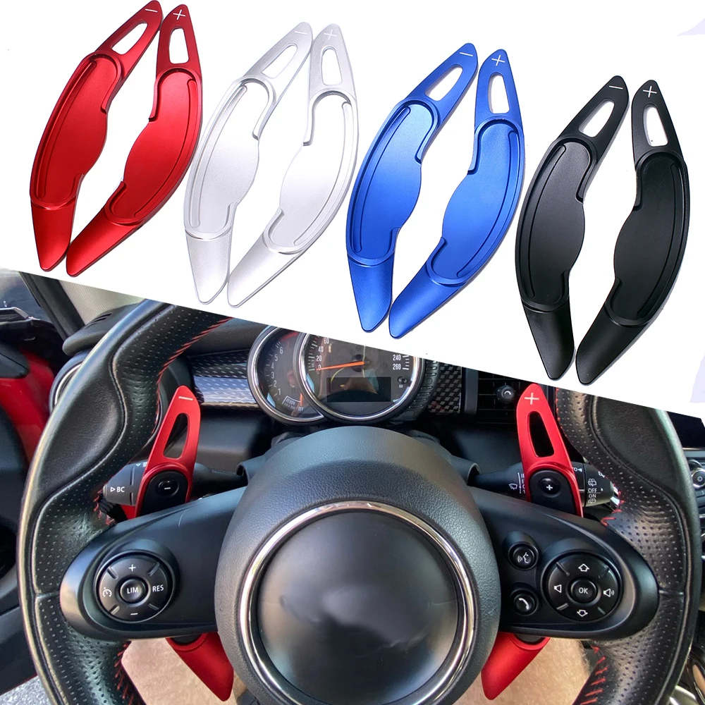 

For MINI MK3 F54 F55 F56 F57 F60 Cooper S ONE JCW CLUBMAN Car Steering Wheel Shift Paddle DSG Extender Stickers Car Accessories