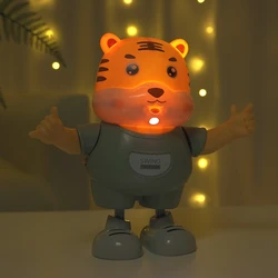 Projection électrique de la musique du tigre dansant pour enfants, jouet Musical pour les petits, cadeau du nouvel an, 2022 