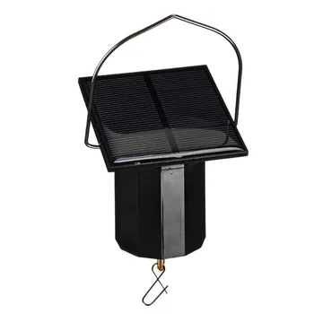 

1Pcs Black Solar Motor Wind Spinner Motor Hanging Display Rotating Motor Solar Energy Rotatable Hook for Wind Chimes