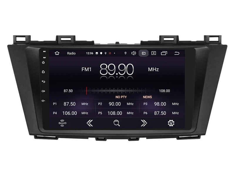 Новейшая автомобильная магнитола Android 10 0 для MAZDA 5 Premacy 2009 2012 Автомобильная