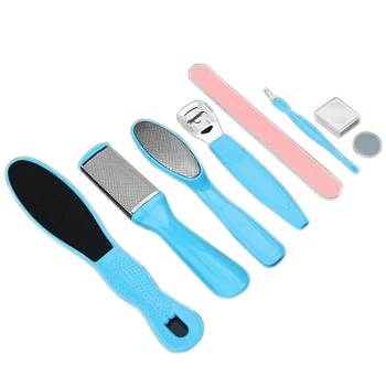 

New 8Pcs/Set Professional Pedicure Kit Tools Exfoliating Prevent Dead Skin Manicure Foot Skin Care Tool Set SCI88