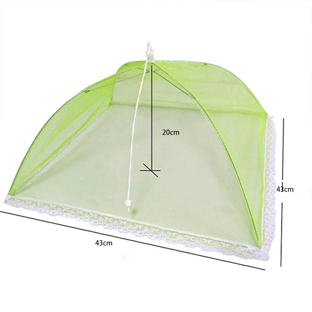 Всплывающее Сетчатое покрытие для еды защита большого экрана палатка купол