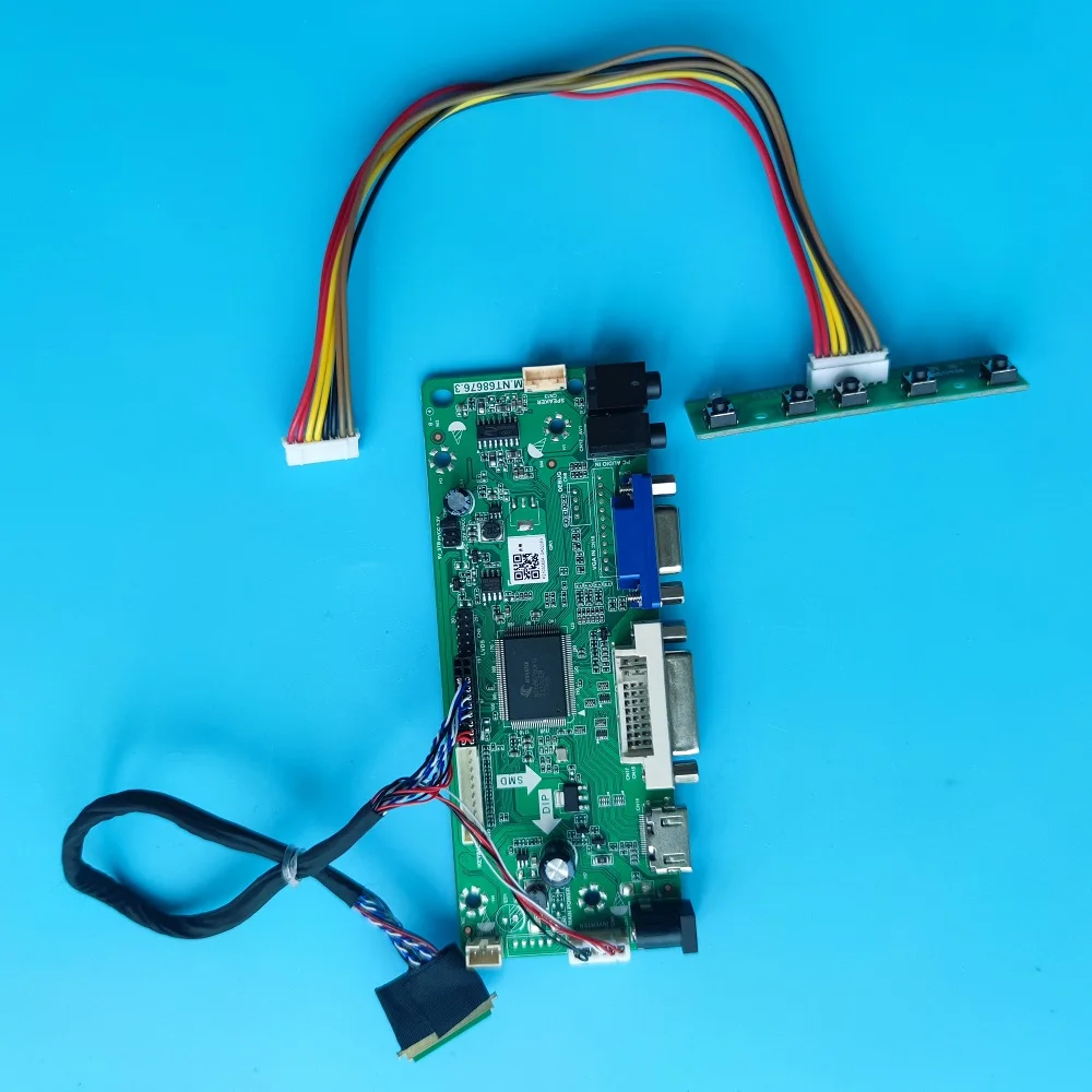 Комплект для платы контроллера LP156WHB VGA 1366X768 LVDS 40pin DVI Audio Panel Screen 15 6 &quotDIY 2019 Driver LCD