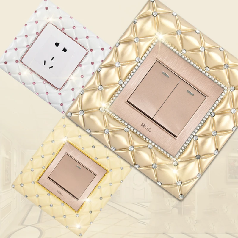 Декоративная Обложка с переключателем простые современные обои набор роскошных