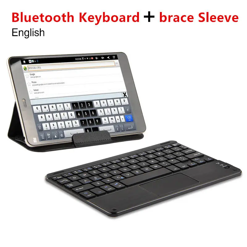 Bluetooth клавиатура для Samsung Galaxy Tab S2 8,0 планшетный ПК SM-T710 T715 T713 T719 беспроводная клавиатура Android Windows сенсорный Чехол - Цвет: Keyboard English