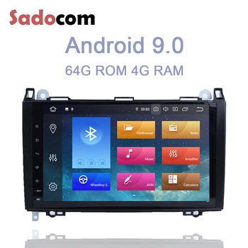 

9" IPS Android 10.0 8 Core Bluetooth car Radio Car DVD Player For Mercedes Benz A150 A160 A170 A180 A200 B160 B170 B180 B200