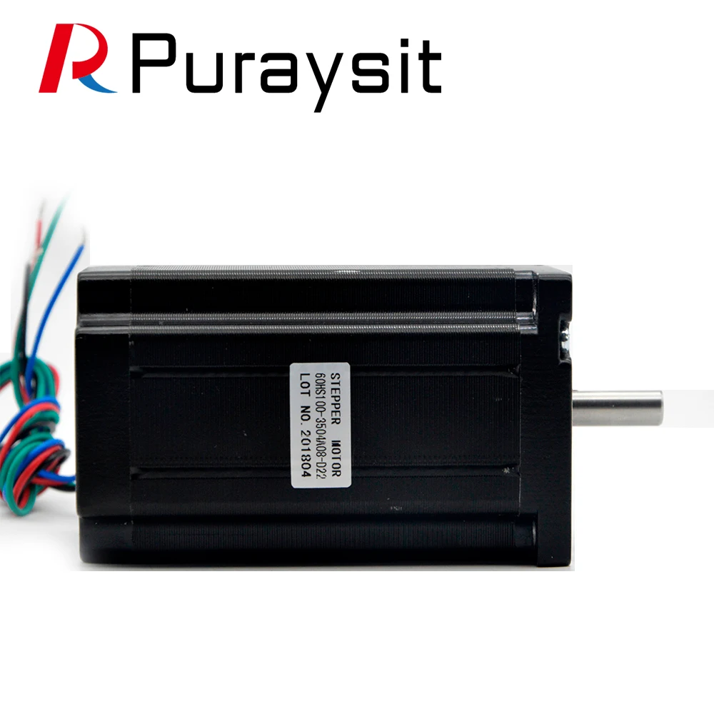 푸레이시트 네마24 60HS100-3504 2상 1.8 °   하이브리드 스테퍼 모터 3.2V 3.5A