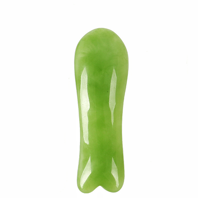 Quartz Natural Resin Beeswax Guasha Jade Edge Body Massager Crystal Energy Stone Scraper for Blood Circulation Health